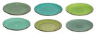 Cookinglife Morgenmadstallerkener / Desserttallerkener Delice Grøn ø 19 cm - 6 stk.