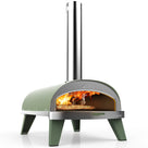 ZiiPa Pizza Oven Piana - Houtgestookt - med Thermometer - Eucalyptus - til ø 30 cm pizzaer - Roterende pizzasten
