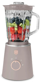 BerlingerHaus Blender Taupe - Glas Kande - 1.5 Liter - 1000W