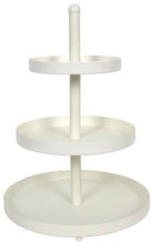 Cookinglife Etagère metal creme ø 20, 25 & 30 cm - 3-lags - 55 cm høj