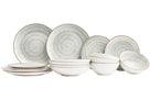 Cosy & Trendy Serviesset Sintra Dusty Blue 16-delig / 4 personer - 4 dinerborden, 4 ontbijtborden, 4 diepe borden og 4 skåle
