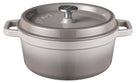 Sola Braadpan med deksel Gietijzer - Grå - ø 24 cm / 3.2 Liter - emaljeret non-stick belægning