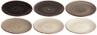Cookinglife Morgenmadstallerkener / Desserttallerkener Delice Grå ø 19 cm - 6 stk.
