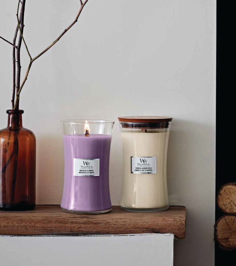 WoodWick-lys 130 brændetimer