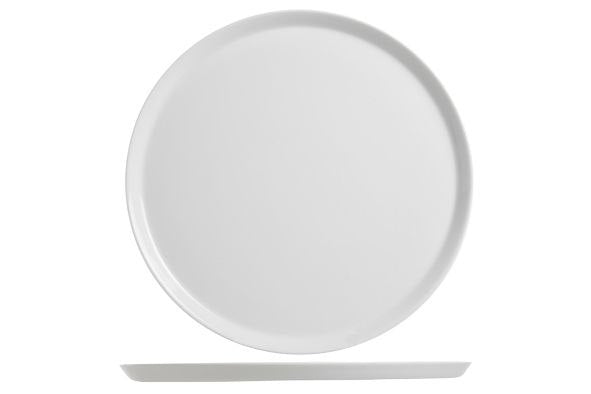 Hvide pizzatallerkener