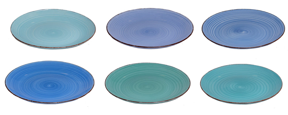 Cookinglife Dinerborden Delice Blå ø 26,5 cm - 6 styk