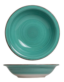 Cookinglife Dybe tallerkener / Pastatallerkener Delice Blå ø 21 cm - 6 stk.