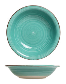 Cookinglife Dybe tallerkener / Pastatallerkener Delice Grøn ø 21 cm - 6 stykker