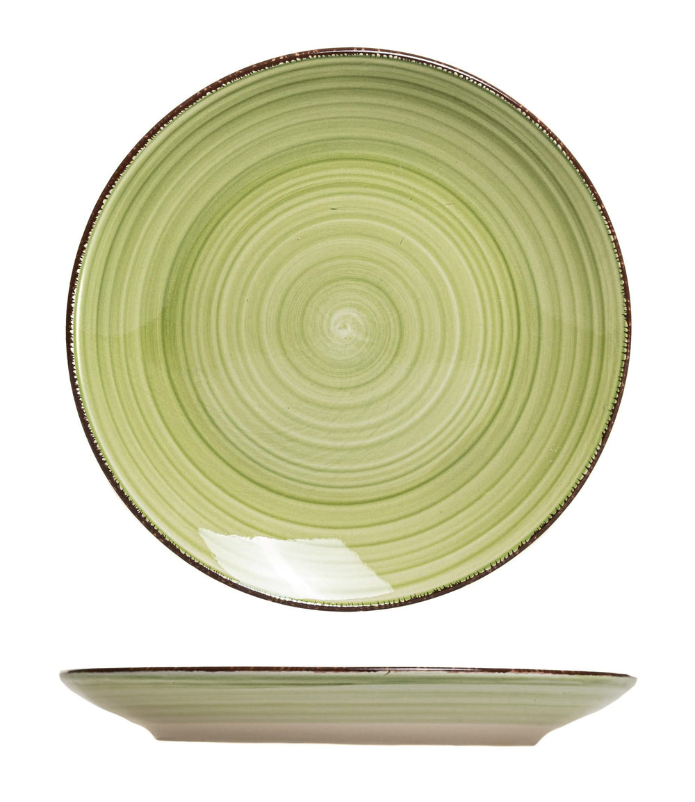 Cookinglife Morgenmadstallerkener / Desserttallerkener Delice Grøn ø 19 cm - 6 stk.