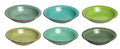 Cookinglife Dybe tallerkener / Pastatallerkener Delice Grøn ø 21 cm - 6 stykker