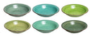 Cookinglife Dybe tallerkener / Pastatallerkener Delice Grøn ø 21 cm - 6 stykker