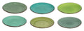 Cookinglife Morgenmadstallerkener / Desserttallerkener Delice Grøn ø 19 cm - 6 stk.