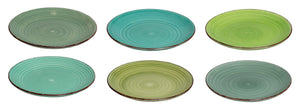 Cookinglife Morgenmadstallerkener / Desserttallerkener Delice Grøn ø 19 cm - 6 stk.