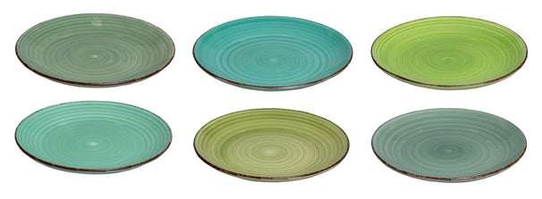 Cookinglife Morgenmadstallerkener / Desserttallerkener Delice Grøn ø 19 cm - 6 stk.