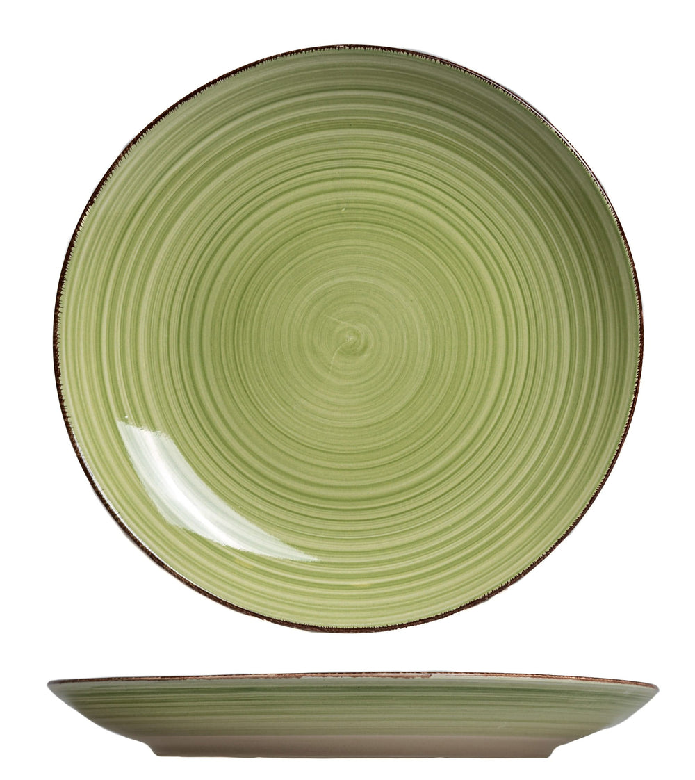 Cookinglife Dinerborden Delice Grøn ø 26,5 cm - 6 stykker