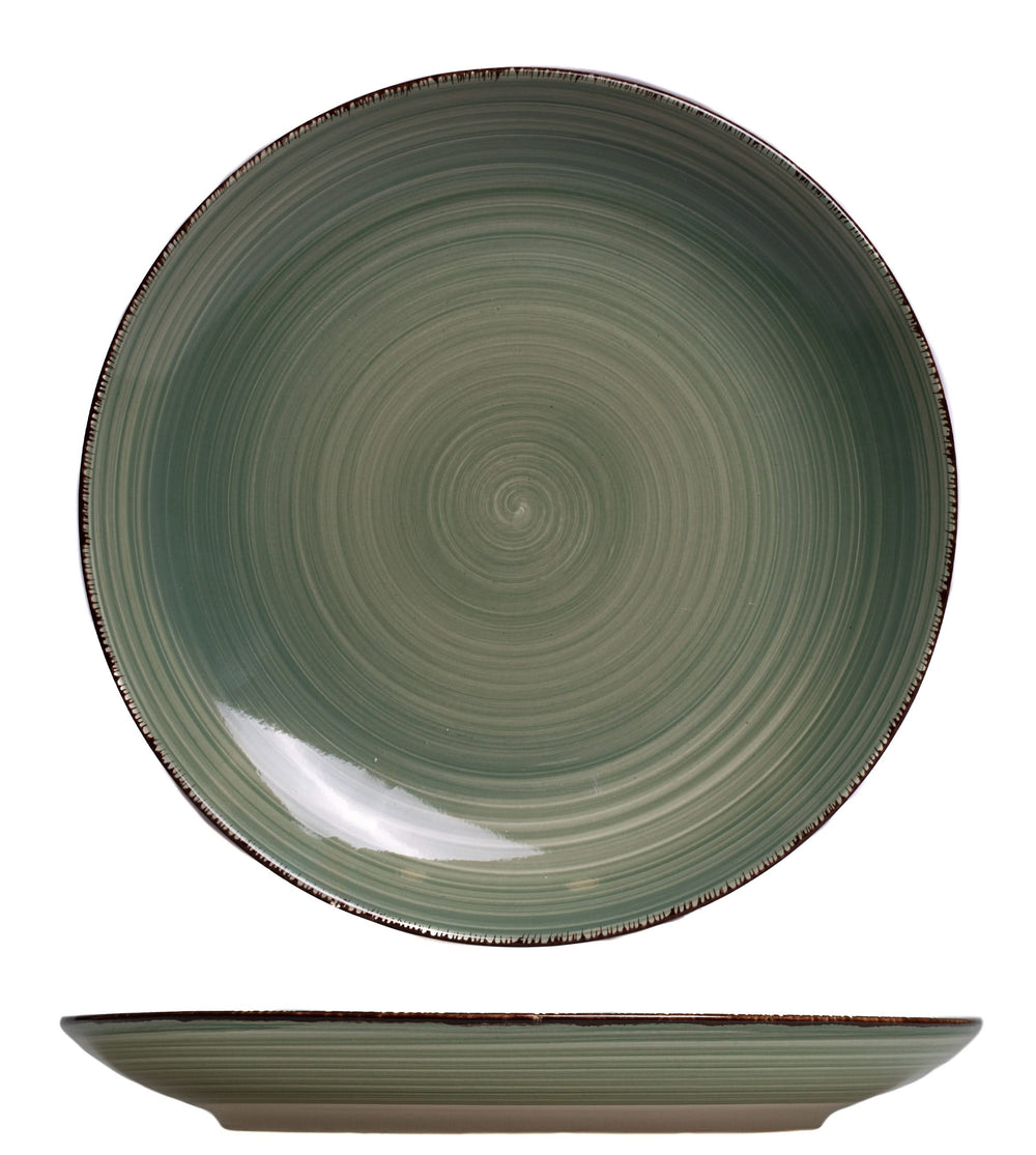 Cookinglife Dinerborden Delice Grøn ø 26,5 cm - 6 stykker