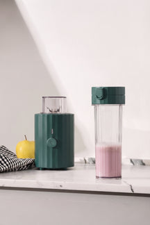 Alessi Smoothie Blender Plissé Grøn - 380 W - Michele De Lucchi - MDL17 GR