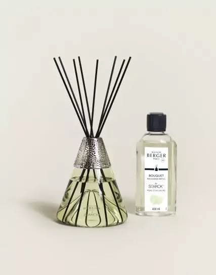 Maison Berger Geurstokjes Philippe Starck - Peau D'Ailleurs - Grøn 125 ml