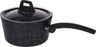 Cookinglife Steelpan / Sauspan med låg - Black Speckle - Aluminium ø 18 cm / 2,2 liter - Egnet til alle varmekilder - standard non-stick belægning