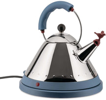 Alessi Waterkoker MG32 RVS / Blå - 1.5 liter - 2000 W - Michael Graves - MG32 AZ