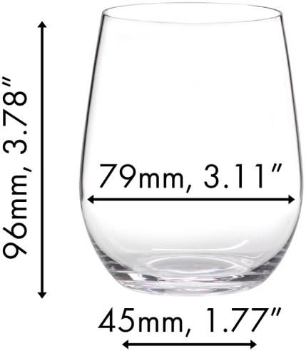 Riedel Witte Wijnglazen O Wine - Viognier / Chardonnay - 320 ml - Pay 3 Get 4