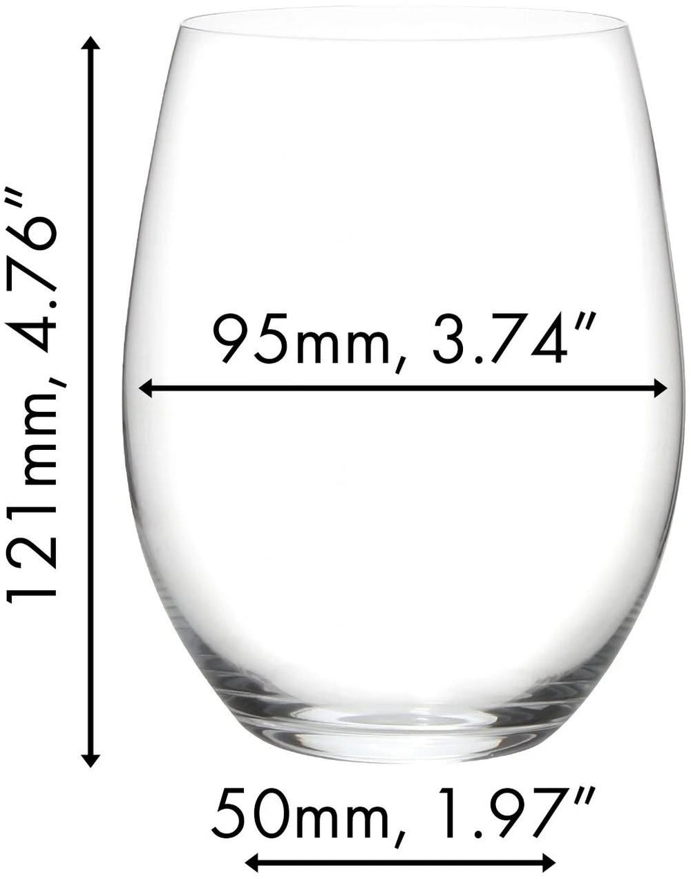 Riedel Røde Vinglas O Wine - Cabernet / Merlot - 600 ml - Betal 6 Få 8