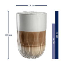Leonardo Latte Macchiato Glas - Gocce Tre - 390 ml - 2 Styk