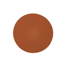 Cookinglife Underlag - Vegansk læder - Sort / Karamel - dobbelt-sidet - ø 10 cm - 6 stk.