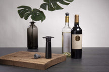 Vacu Vin Wijnpomp med 2 vinpropper - Wine Saver - Sort