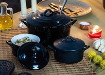Cosy & Trendy Serveerpan Sort - ø 12.5 cm / 500 ml