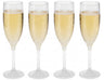 Cookinglife Champagneglazen Kunststof - CampVibe - Outdoor - Onbreekbar - 165 ml - 4 Stuks