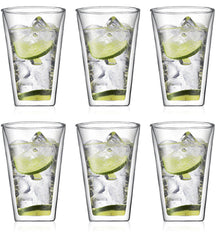 Bodum Dubbelwandige latte macchiato glas Canteen - patenteret ventil - 400 ml - 6 stk.