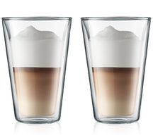 Bodum Dubbelwandige latte macchiato glas Canteen - patenteret ventil - 400 ml - 2 stk.