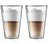 Bodum Dubbelwandige latte macchiato glas Canteen - patenteret ventil - 400 ml - 2 stk.