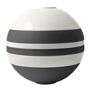 Villeroy & Boch Serviesset La Boule - Sort / Hvid 7-delt / 2 personer - 2x skål, 2x fad, 2x universelt tallerken, 1x serveringsfad