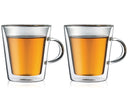 Bodum Dubbelvæggede kaffe- / teglas med håndtag Canteen - patenteret ventil - 200 ml - 2 stk.