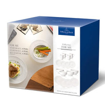 Villeroy & Boch Serviesset For Me 16-delig / 4 personer - 4 kopper med håndtag, 4 middagstallerkener, 4 morgenmadstallerkener og 4 franske skåle