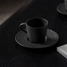 Villeroy & Boch Koffieschotel Manufacture Rock - Sort - ø 15.5 cm