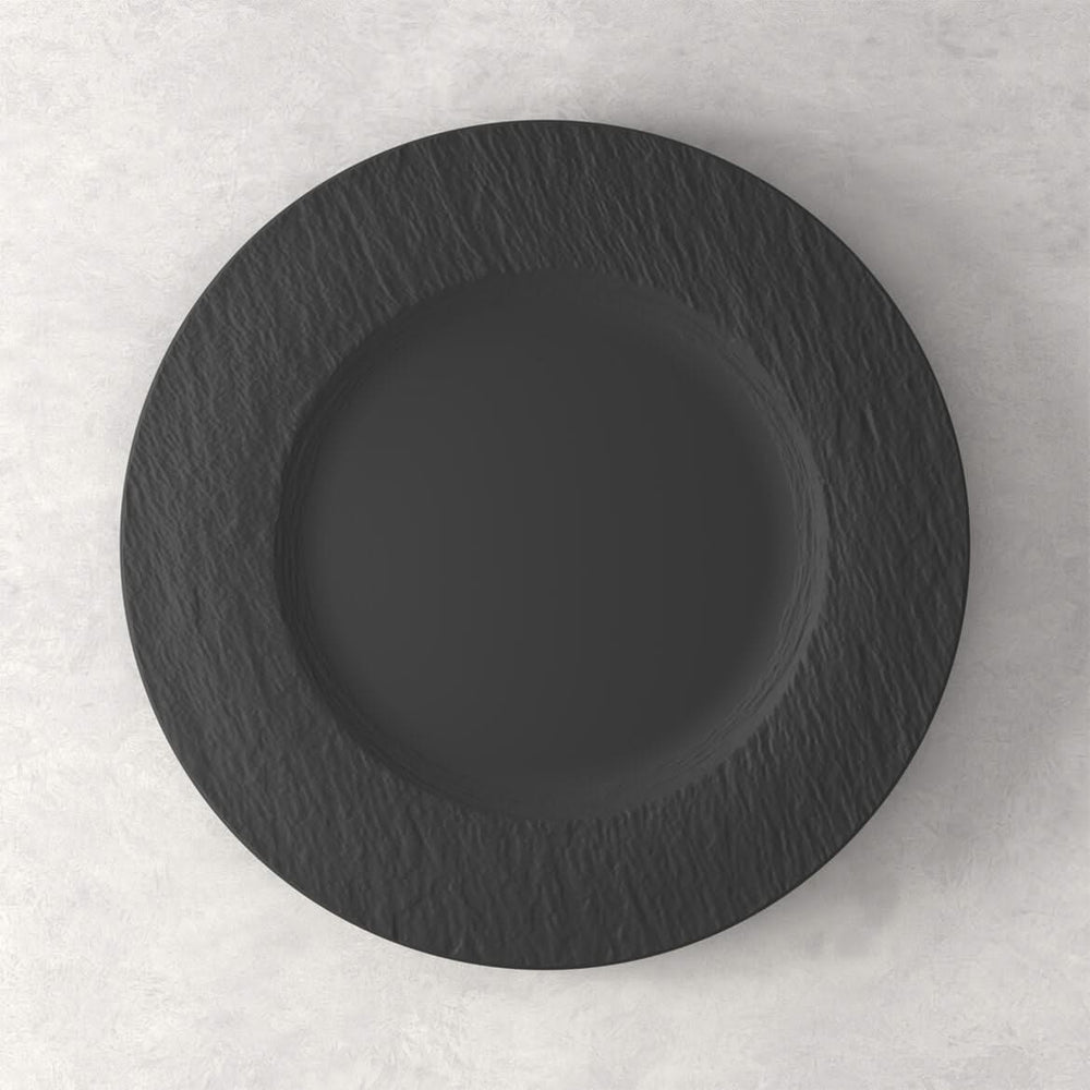 Villeroy & Boch Dinerbord Manufacture Rock - Sort - ø 27 cm
