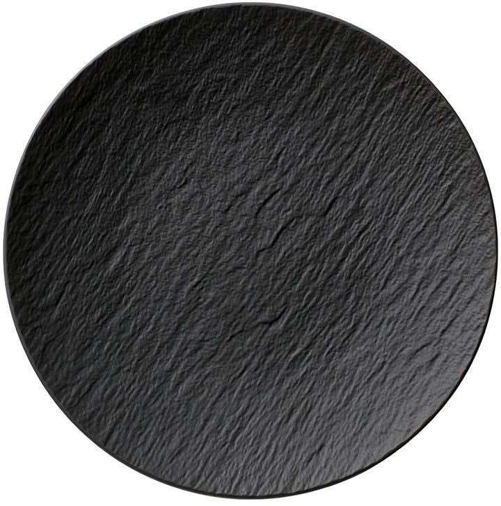 Villeroy & Boch Dinerbord Manufacture Rock - Sort - ø 25 cm