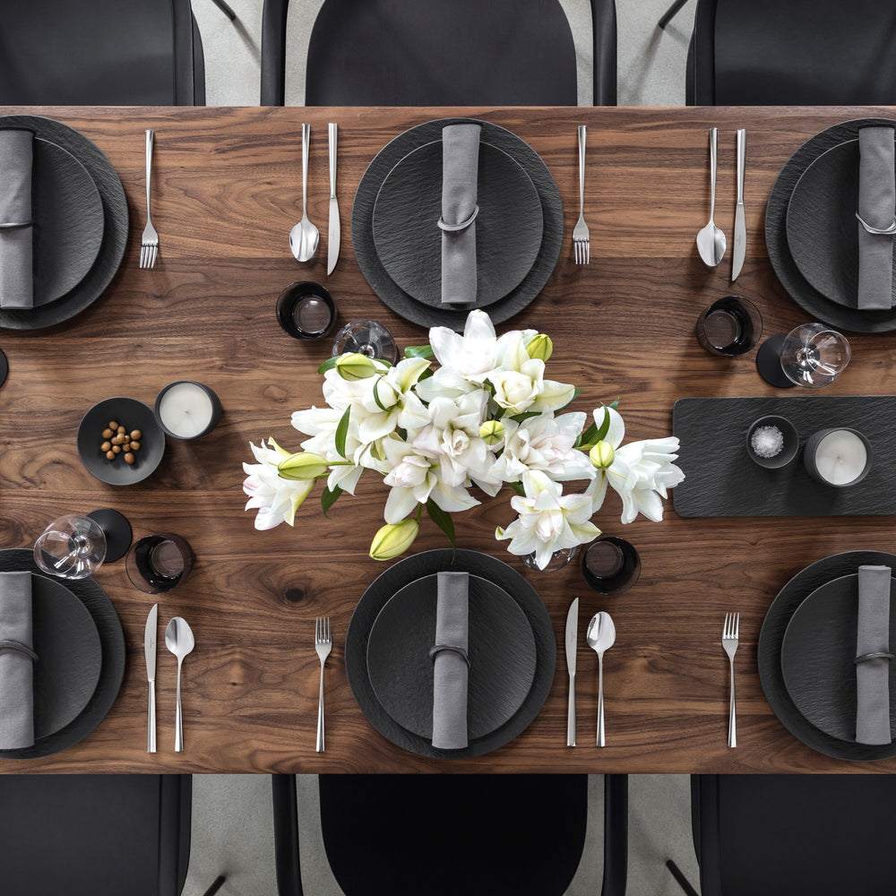 Villeroy & Boch Dinerbord Manufacture Rock - Sort - ø 25 cm