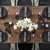 Villeroy & Boch Dinerbord Manufacture Rock - Sort - ø 25 cm