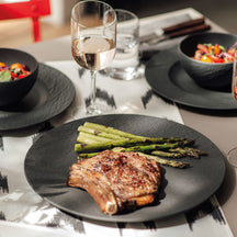 Villeroy & Boch Dinerbord Manufacture Rock - Sort - ø 25 cm