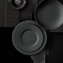 Villeroy & Boch Dinerbord Manufacture Rock - Sort - ø 27 cm