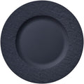 Villeroy & Boch Morgenmadstallerken / Desserttallerken Manufacture Rock - Sort - ø 22 cm