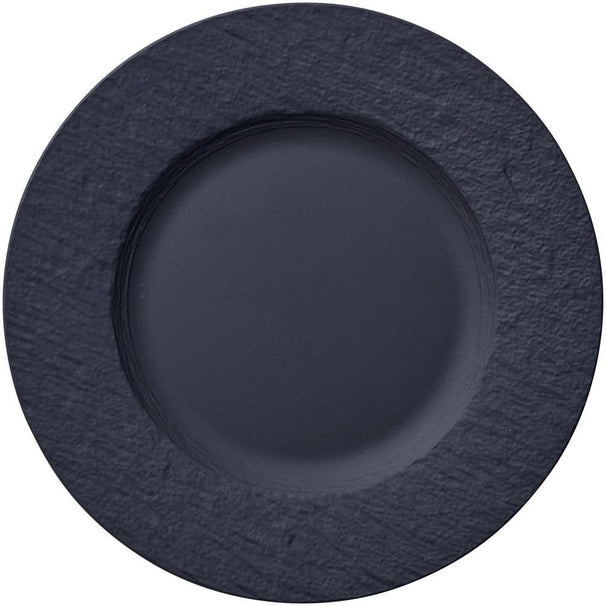 Villeroy & Boch Morgenmadstallerken / Desserttallerken Manufacture Rock - Sort - ø 22 cm