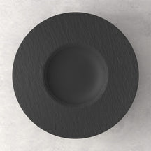 Villeroy & Boch Diep Bord / Pastabord Manufacture Rock - Sort - ø 28 cm