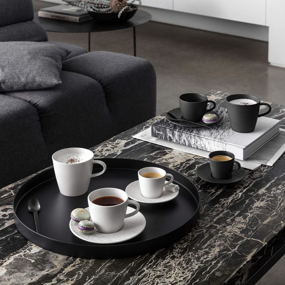 Villeroy & Boch Koffieschotel Manufacture Rock - Hvid - ø 15.5 cm