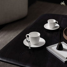 Villeroy & Boch Koffieschotel Manufacture Rock - Hvid - ø 15.5 cm