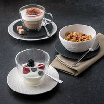 Villeroy & Boch Gebaksbordje Manufacture Rock - Hvid - ø 15.5 cm